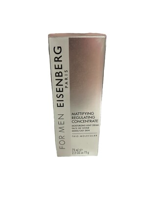 New Homme Eisenberg Paris Concentre Matifiant Regulateur 75 ml 2.5oz New 