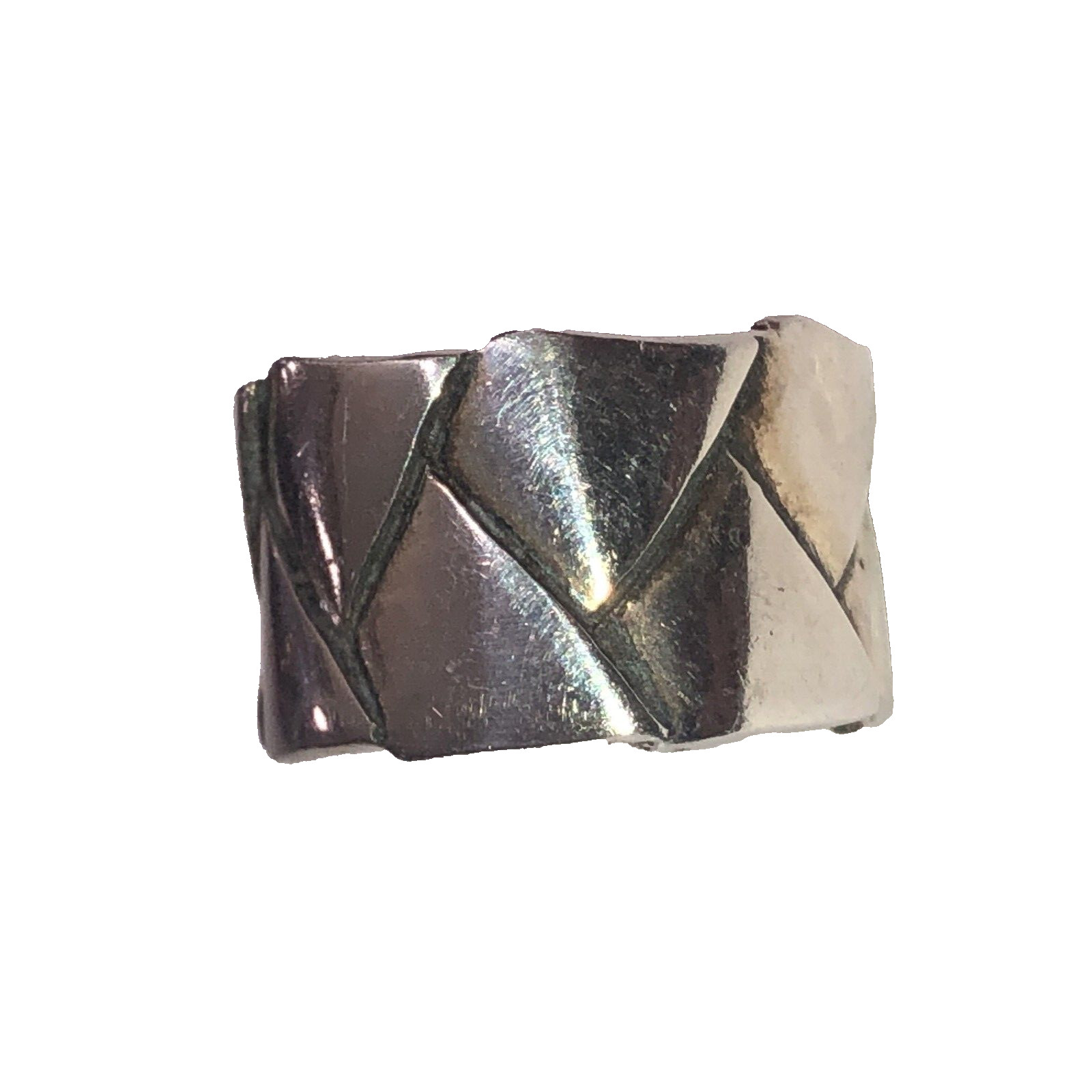 Sterling Silver Ring Solid 925 Size 6 Handmade - image 3