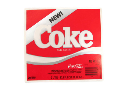 Two Coca-Cola New Coke 2-liter Label Unused excellent condition | eBay