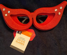 NEW CHRIS MARCH BIG FUN for Target Cat Eye Glasses Foam Drag Costume NWT