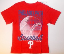 MLB Philadelphia Phillies Girls Boys T-Shirts Size XSmall 4 or Small 5-6 NWT