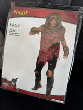 Spirit Halloween Wolf Costume New