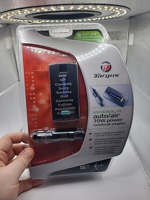 Targus APD10US Universal DC Auto Air 70W power notebook adapter