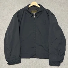 Vintage Gerber Thinsulate 3M Jacket Men 52 R Black Full Zip Nylon Made in USA