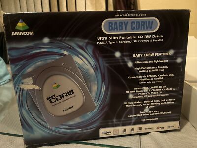 Amacom Baby CDRW Ultra Slim Portable CD-RW Drive Tested