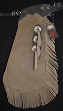 Custom Made Leather Kid's Chinks/ 5/6 /Quick Ship Made in USA