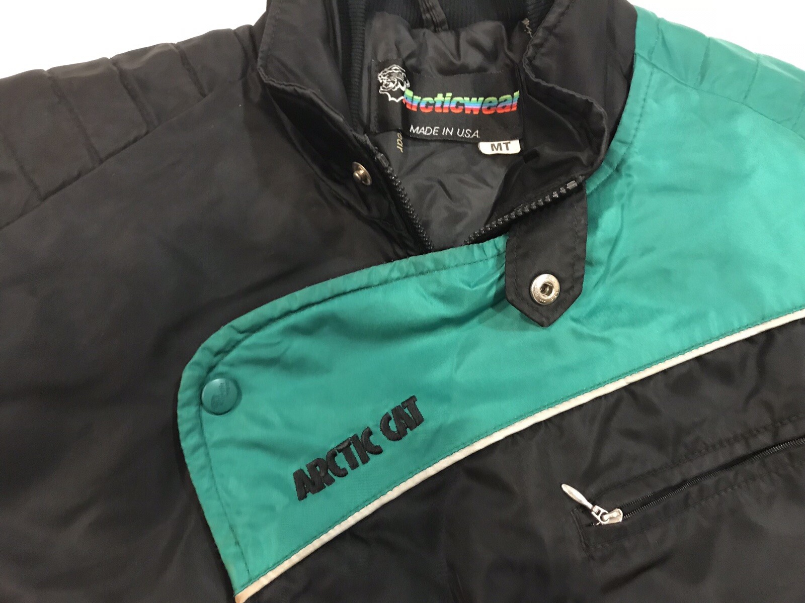 SUPERB! Vintage ARCTIC CAT SKIDOO SNOWMOBILE JACKET Coat MEN'S Sz M eBay