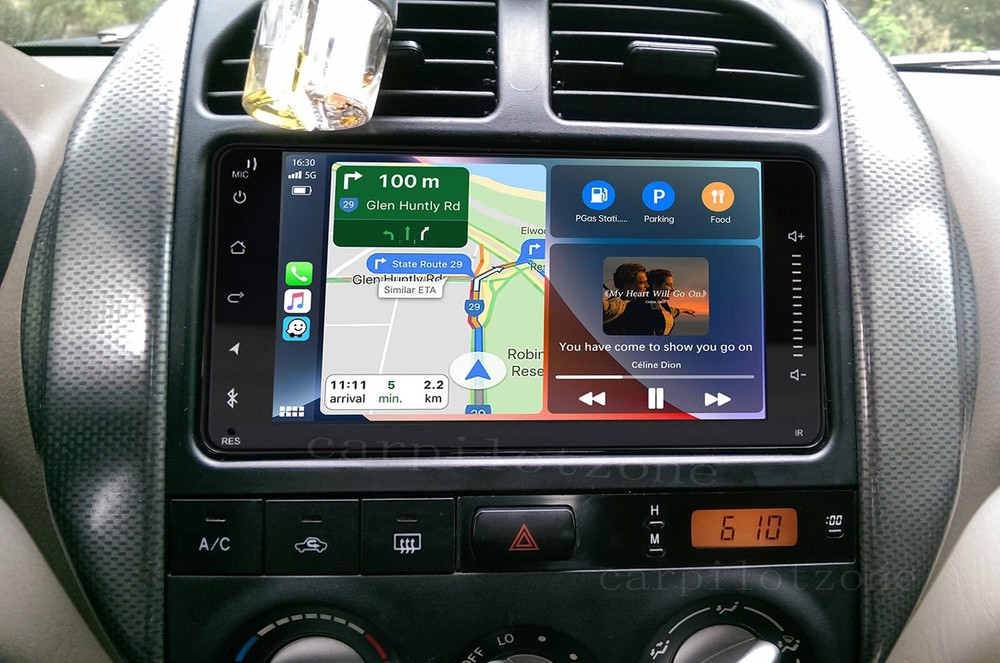 For 2001-2005 Toyota RAV4 Apple CarPlay & Android Auto Car Stereo Radio GPS +CAM