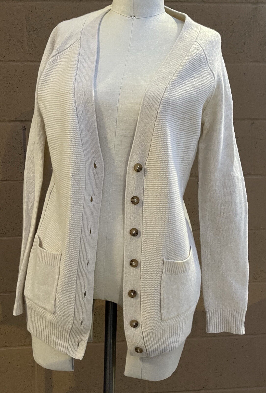 WALLACE professor Ivory Elbow Patch Merano Wool JCrew… Gem