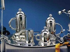 Lattiera in acciaio inox collezione prandelli 4 tazze