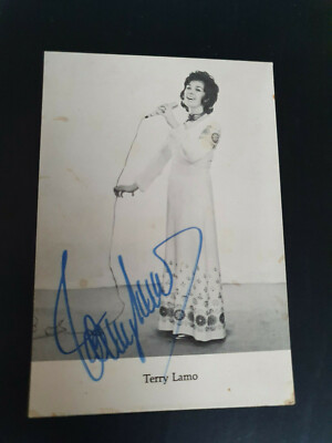 Terry Lamo - original Autogramm signierte  Autogrammkarte