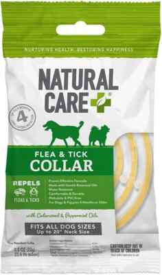 Natural Care Repellent Collar for Dogs & Puppies, 4 Month Protect