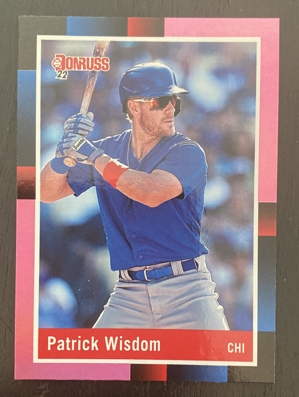 2022 Donruss Base Retro 1988 Pink #273 Patrick Wisdom - Chicago Cubs