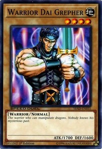 Warrior Dai Grepher - SBAD-EN035 - Common - 1st Edition x3 - Near Mint