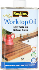 Rustins Worktop Oil - Premium Wood Treatment for Enhanced Durability, Water Resi