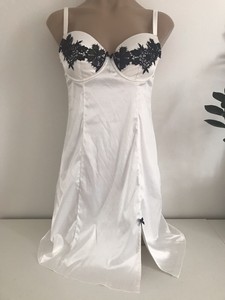 white satin slip