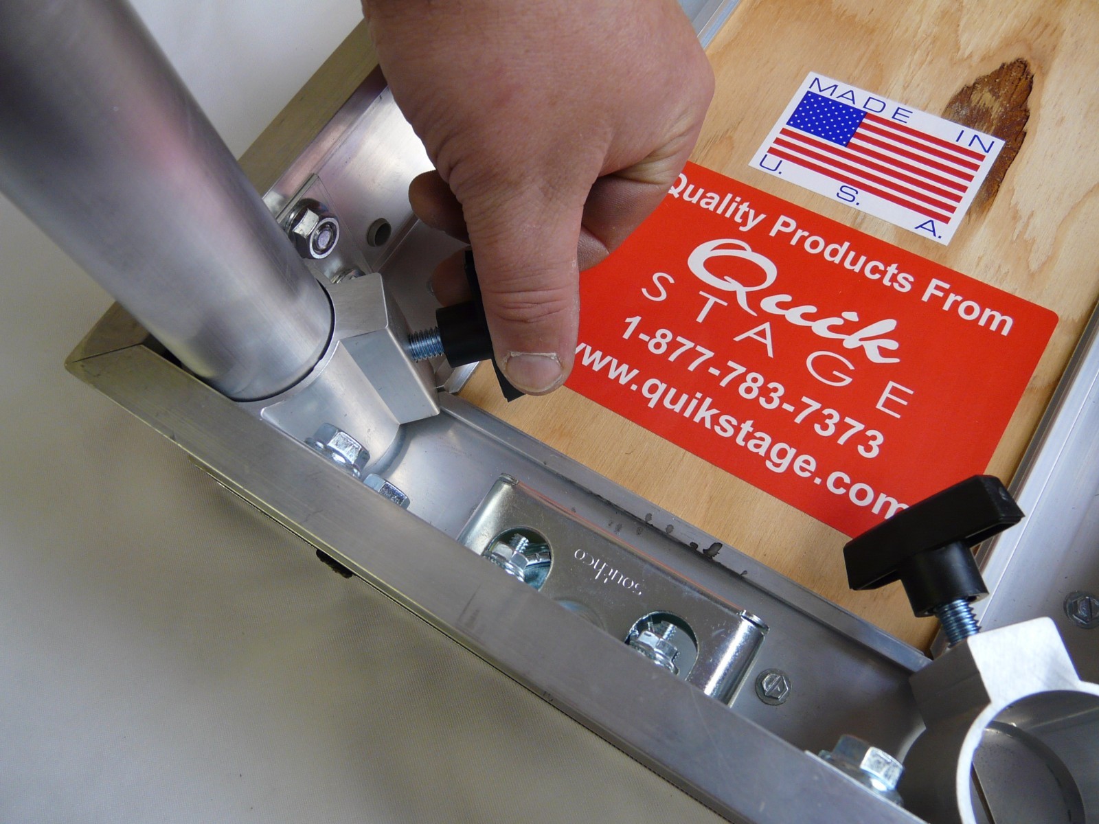 6 Pack of Corner Leg Sockets for building your own Portable Stage Decks ...