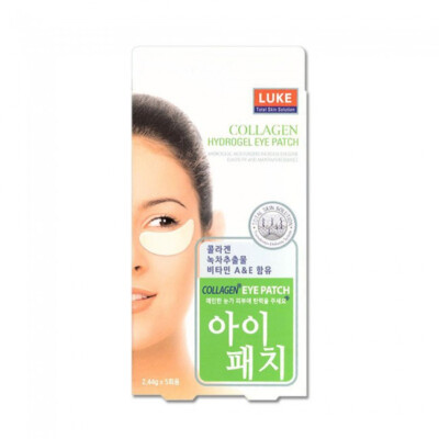 LUKE COLLAGEN HYDROGEL Eye Patch - (5pairs*3 packs), Korean Cosmetics, KBeauty