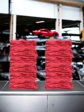 100% Cotton X-Large 15x15 Red Shop Towels Multiple Pack, Quality Cleaning Rags
