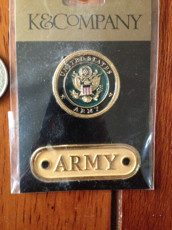 United States Army Die Cast Medals Badges K & Company New in Package