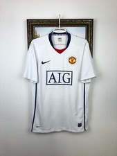 Manchester United Away football shirt 2008 Soccer Nike Jersey Mens Trikot Size M