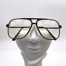 Vintage Marchon CFG-3 Marble Brown Pilot Sunglasses Japan FRAME ONLY