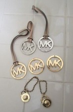 MICHAEL KORS GOLDEN/SILVER METAL HANDBAG CHARMS sold individually 