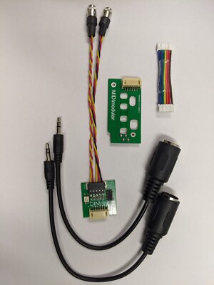 KORG Volca Modular solder-less MIDI i/o modification board
