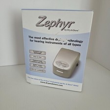 Hearing Aid Dryer Zephyr By Dry  Store Captures Moisture  Odor Open Box