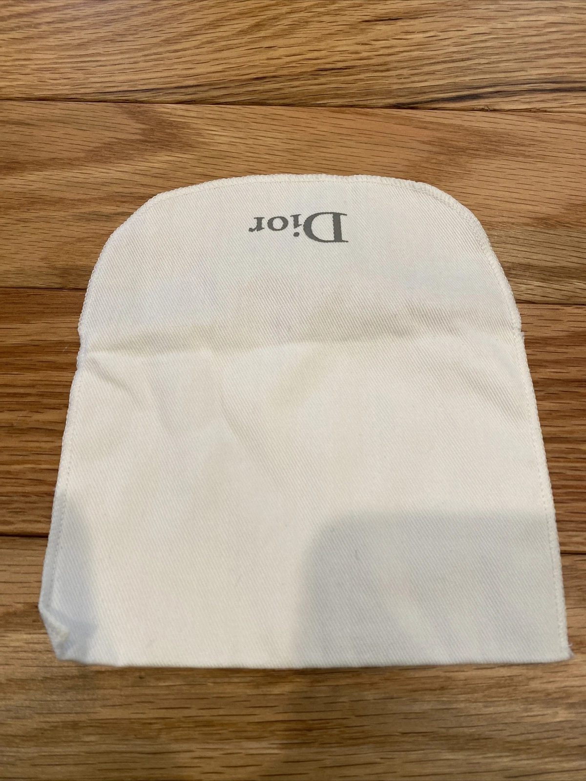 Sac à poussière Dior housse de rangement pochette blanc portefeuille Christian Dior taille 4*6