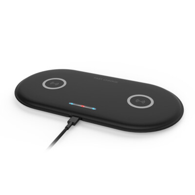 Kabelloses Doppelladegerät Grundig Ladestation Handy Apple Android Watsh Kohörer