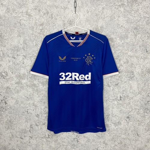 Rangers FC 2021/22 Champions Home Fußball Trikot - M - Bild 1 von 10