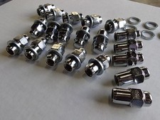 1965-1966 Shelby Gt350 10 Spoke Xl Mag Wheel 20 Piece Lug Nut Set With Washers