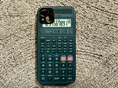 Calculator Phone Case Cover For iPhone 14 Plus