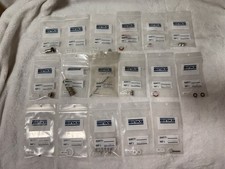 LARGE LOT OF PARTS FOR BINKS SPRAY GUN - SPRINGS, RINGS, TIPS ECT..