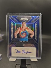 2024 Panini Prizm WWE - Sensational Signatures Don Muraco #SS-DON Blue Prizm /49