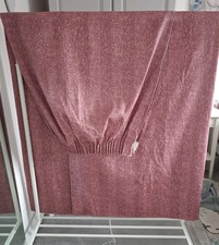 Burgundy Curtains 66" Wide, 79" Drop, Lined Pair