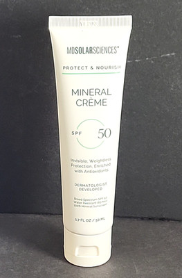 MD Solar Sciences PROTECT & NOURISH SPF 50 Mineral Creme 1.7 oz Sunscreen SEALED