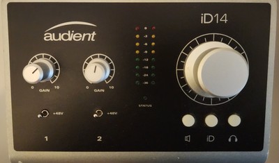 Audient ID14 USB Audio Interface - Silver