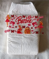 Mega adult disposable ABDL diaper-Barbie READ DESCRIPTION FULLY