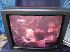 Vintage GE CRT Retro Wood Grain Gaming TV 20 20GT320