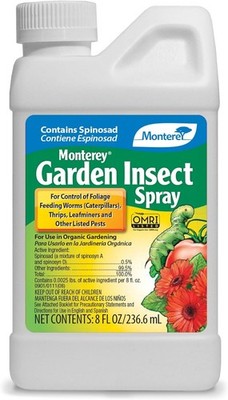 Monterey 8oz GardenInsect Spinosad Insect Spray, Clear