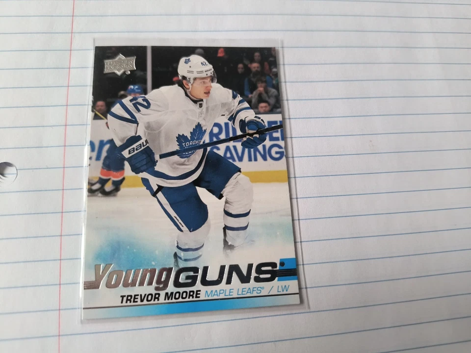 2019-20 upper Deck Young guns Trevor Moore - Image 4 of 4