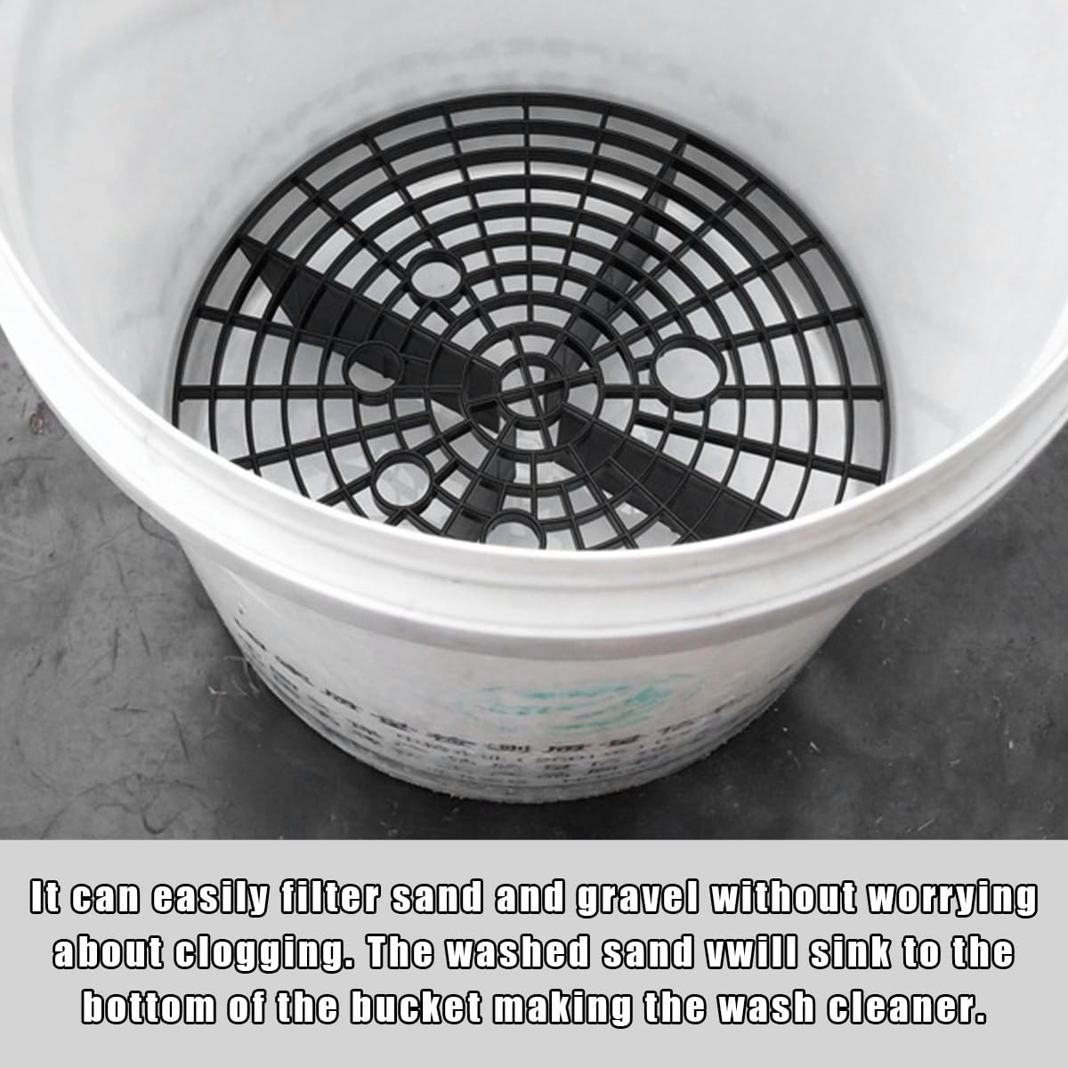 2 PCS Car Wash Bucket Insert, Dirt Guard Bucket Insert Helps Remove Dirt Debr