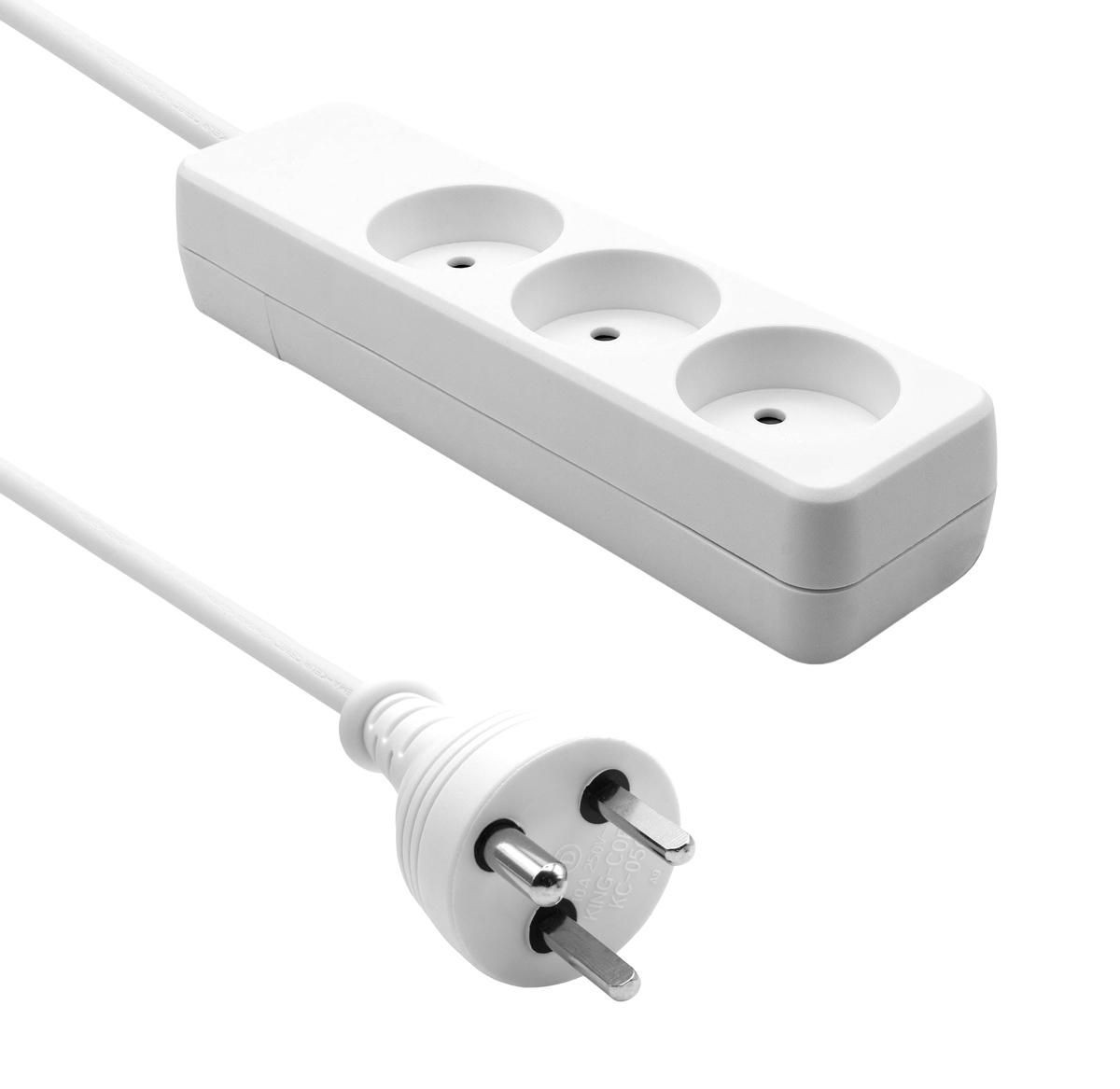 ProXtend K3-KIT15W Power Strip – 3-Way Type K 15m White