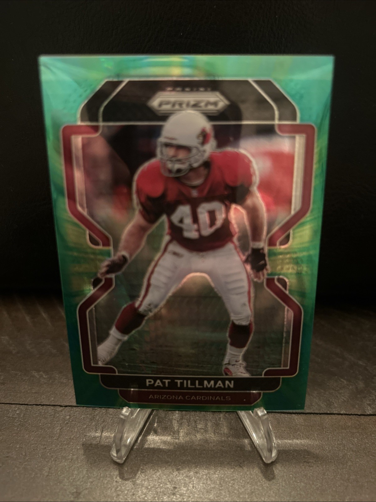 PAT TILLMAN 2021 PANINI PRIZM Green Hyper 006 /175