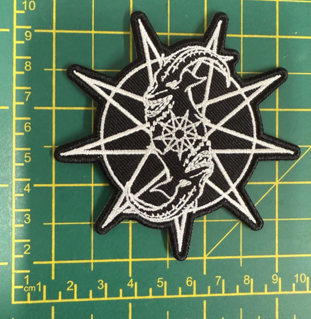 Slipknot Goat Star Shaped Woven Sew Or Iron On Patch Officially Licensed