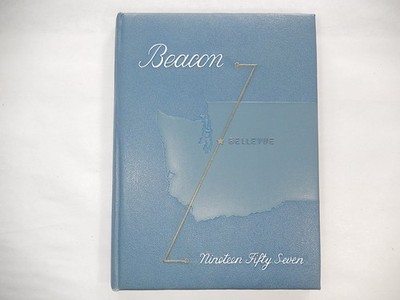 Yearbook, Bellevue Senior High School, Bellevue Washington, 1957, Beacon