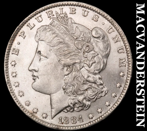 1884-O Morgan Dollar- Silver Choice Gem Brilliant Uncirculated++++ Luster #i8059