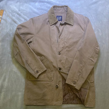 Vintage Gap Barn Coat Quilted Lined Utility Chore Jacket Heritage Y2K